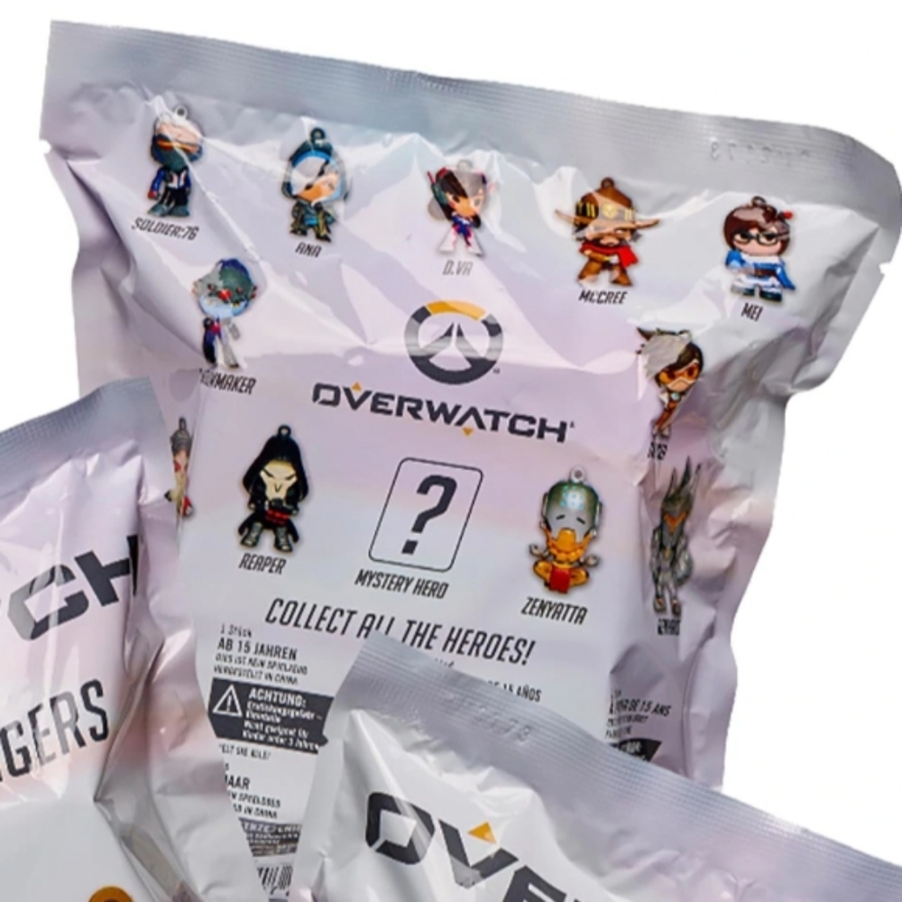 Official Blizzard Overwatch Bag Hanger Bundle